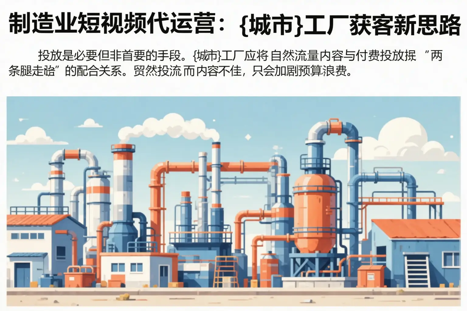 制造业短视频代运营：凌海工厂获客新思路